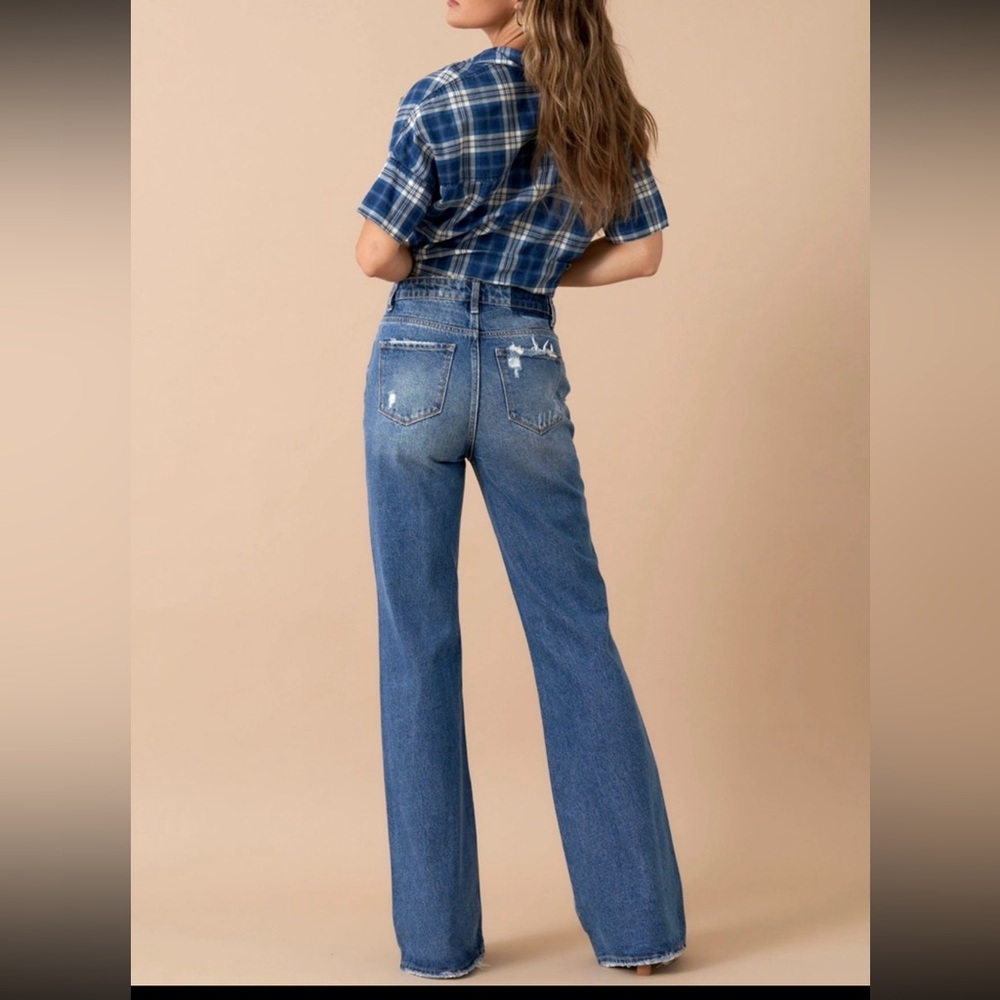 High Rise Boot Cut Denim - Picture 4 of 4